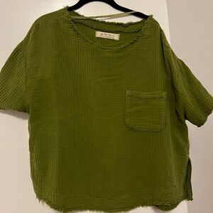 Free people blouse- size small